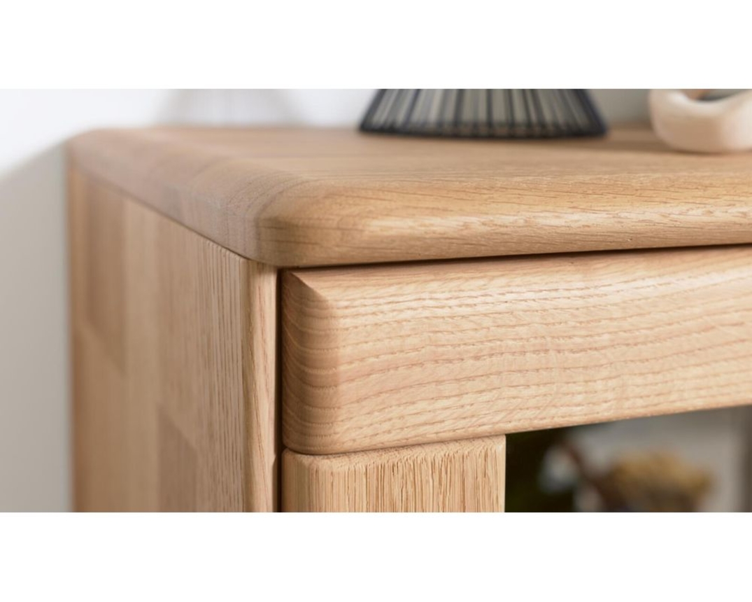 Interliving Anbauwand 2028, Wildeiche massiv - Braun - 11
