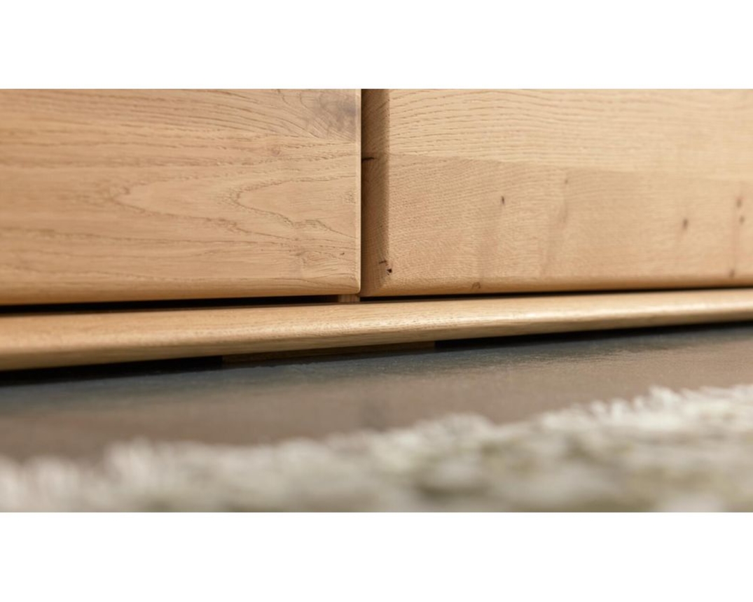 Interliving Anbauwand 2028, Wildeiche massiv - Braun - 12