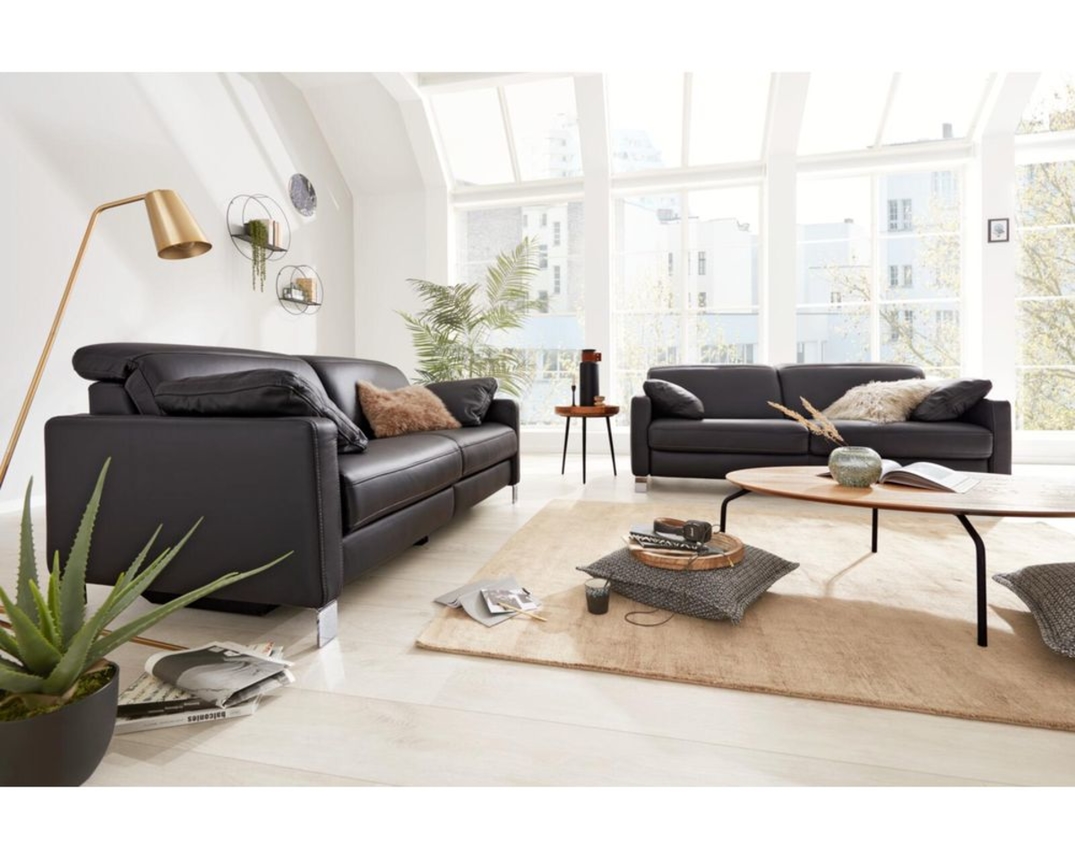 Interliving 3er-Sofa 4054, leger - Anthrazit - 1