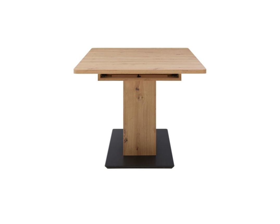 Interliving Esstisch 5505, ausziehbar - Holzfarben/Schwarz - 3