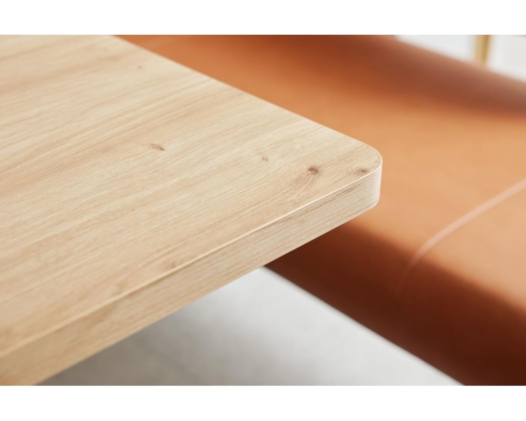 Interliving Esstisch 5505, ausziehbar - Holzfarben/Schwarz - 5