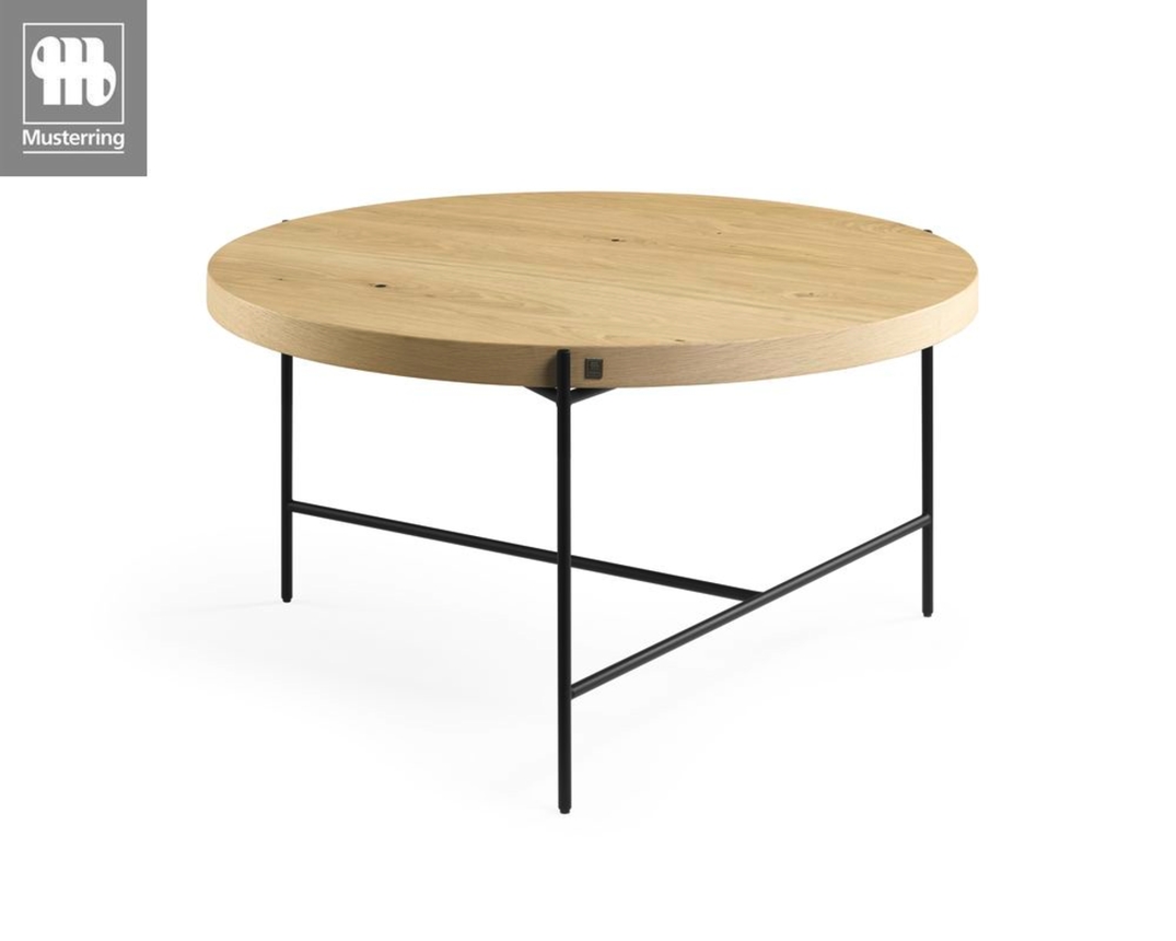 Musterring Couchtisch "CT100" rund, JustB! Bettina Zimmermann Kollektion - Braun/Schwarz - 1