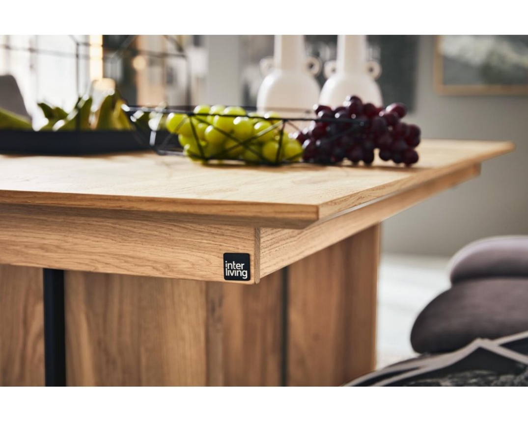 Interliving 5604 Esstisch Eiche rustico hell, ca. 190x100 cm - Holzfarben - 4