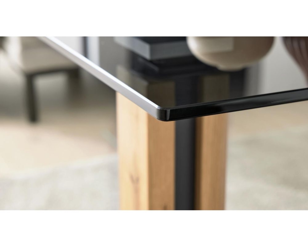 Interliving Couchtisch 6211, höhenverstellbar, rollbar - Schwarz/Braun - 3