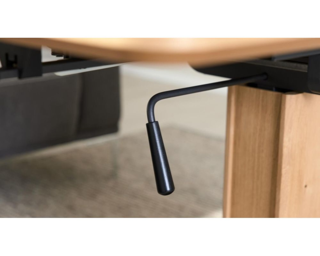 Interliving Couchtisch 6223, höhenverstellbar - Braun/Schwarz - 4