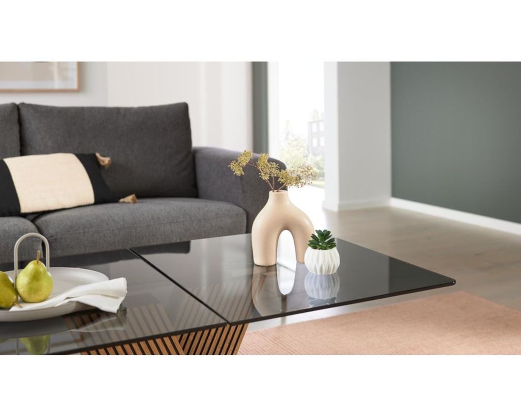Interliving Couchtisch 6226 mit Hydro-Lift-Mechanik - Schwarz/Braun - 7