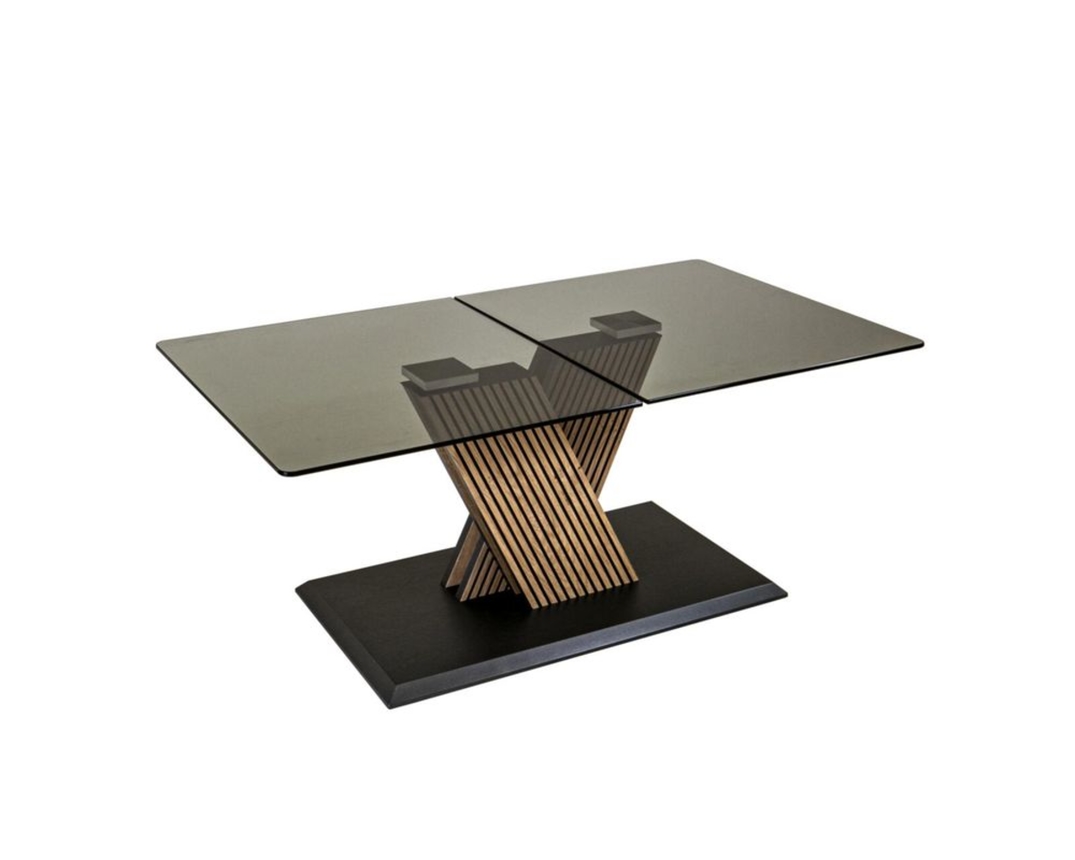 Interliving Couchtisch 6226 mit Hydro-Lift-Mechanik - Schwarz/Braun - 8