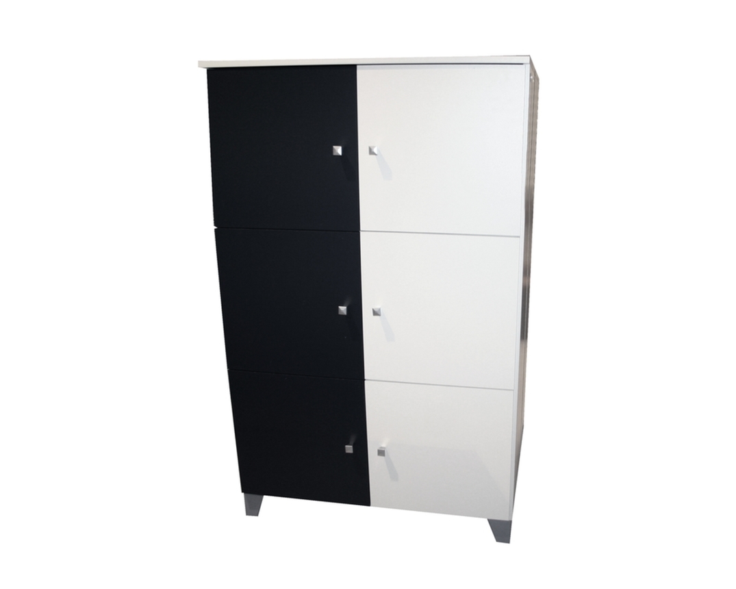 Kommode Murg in anthrazit / weiß matt » Wohnzimmer Möbel