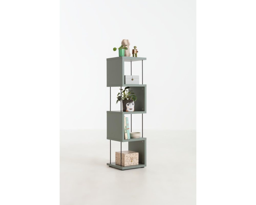 Regal "Moor New", grün, 5 Böden - Pine Green - 1