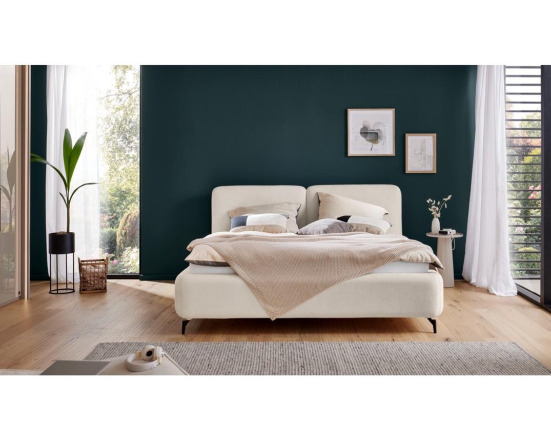 Interliving Polsterbett 1419, ca. 180x200 cm - Liberty Ivory/Schwarz - 1