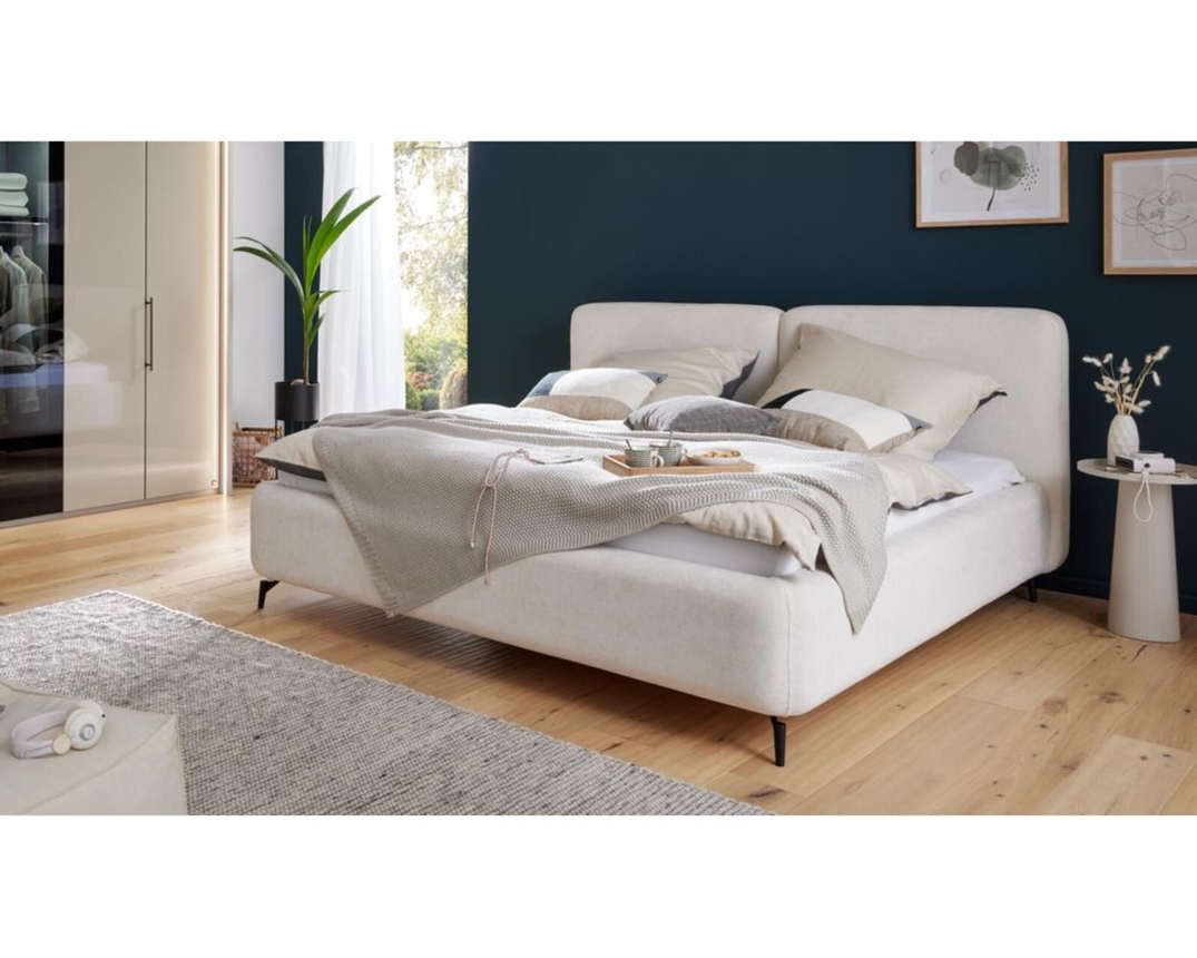 Interliving Polsterbett 1419, ca. 180x200 cm - Liberty Ivory/Schwarz - 3