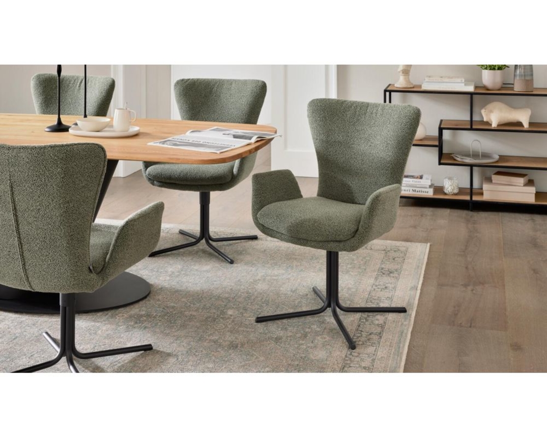 Interliving Design-Armlehnstuhl 5121, thymianfarbener Bezug - Thymian - 2