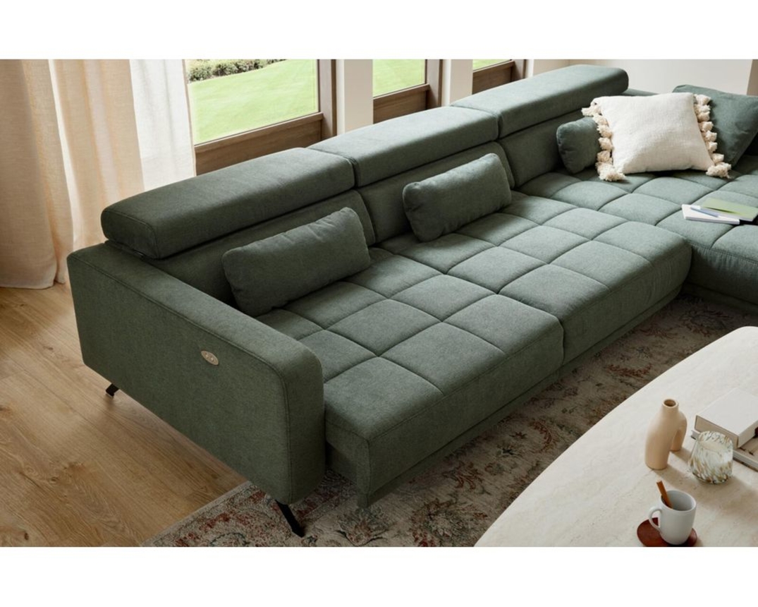 Interliving Wohnlandschaft 4303, leger, grün - Cyber Moos - 2