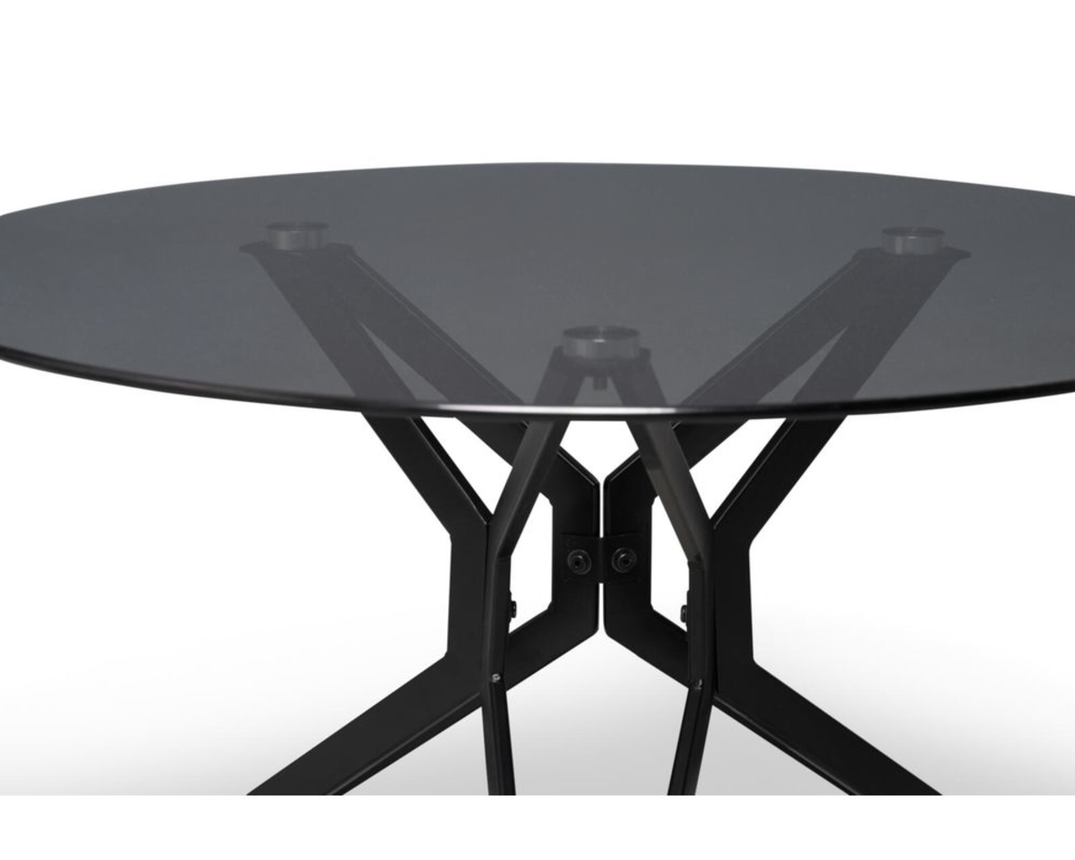 Couchtisch "Menifee", ca. 80x43 cm - Grau/Schwarz - 1