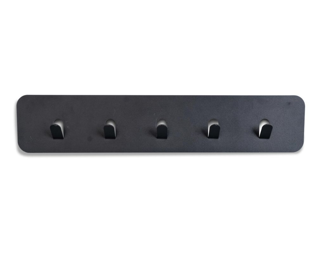 Garderobenleiste "Meinerzhagen 1", 5 Haken, Metall anthrazit - Anthrazit - 1