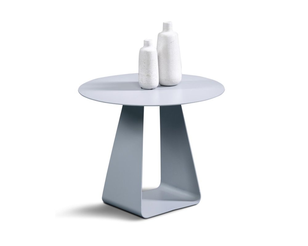 Beistelltisch "Milano 1", ca. 45x38 cm, Metall grau - Grau - 1