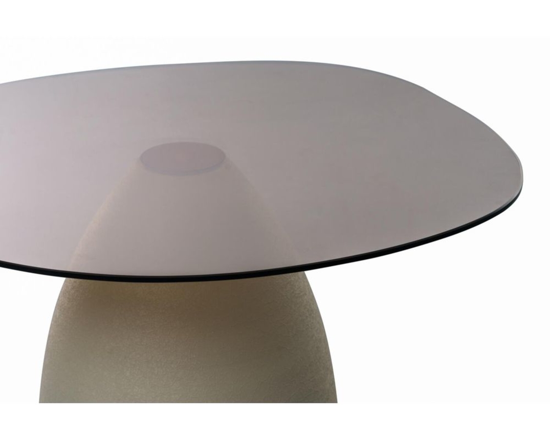Couchtisch "München", ca. 86x38x76 cm - Braun/Cremeweiß - 3