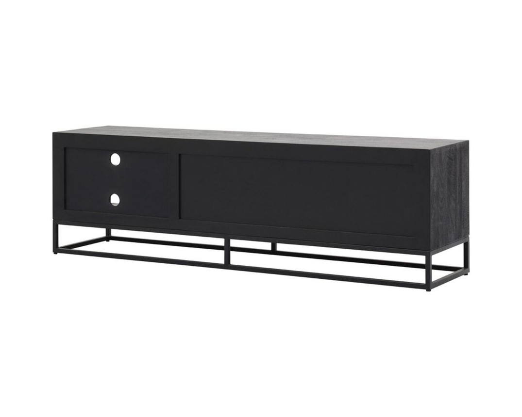 Trendhopper TV-Element "Nardo", ca. 180 cm lang - Schwarz - 5