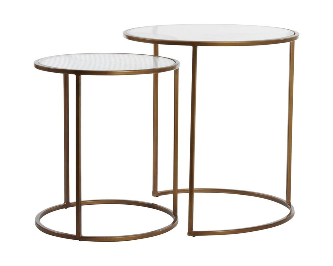 Trendhopper Beistelltisch-Set "Fresco" - Goldfarben - 1