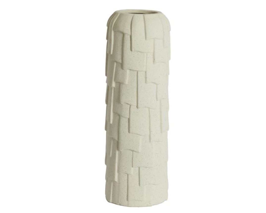 Trendhopper Vase "Leima", creme matt, ca. 42 cm - Creme - 1