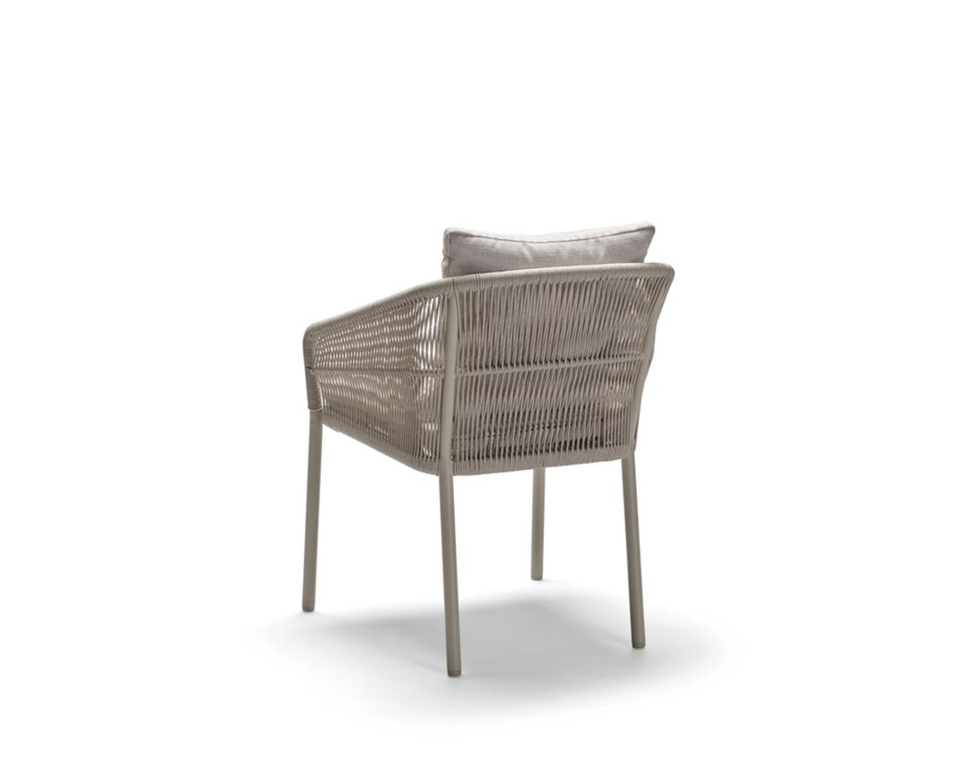 Stern Stapelsessel "Jella", Kordel-Look - Greige - 2