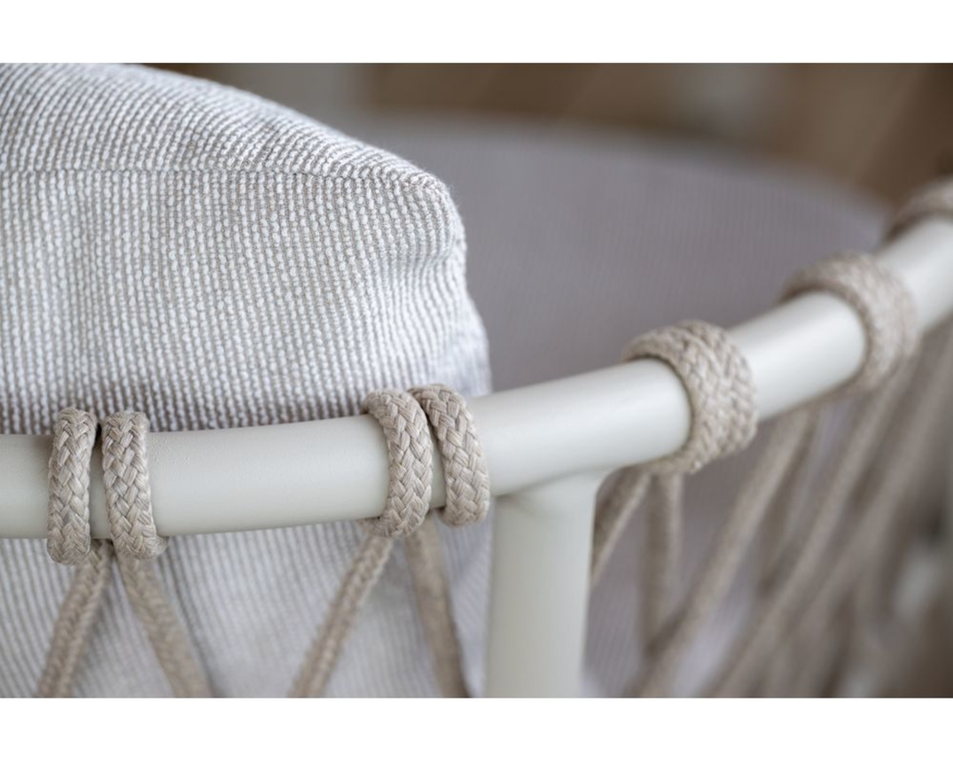 Stern Sessel "Klea", Kordel, greige - Greige/Vanilla - 4