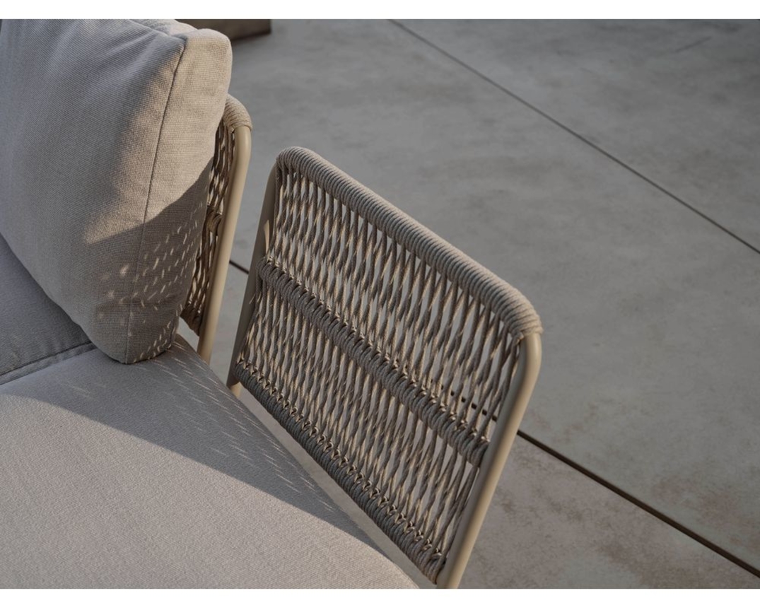 Stern Lounge/Liege "Enya" - Greige / Vanilla - 3