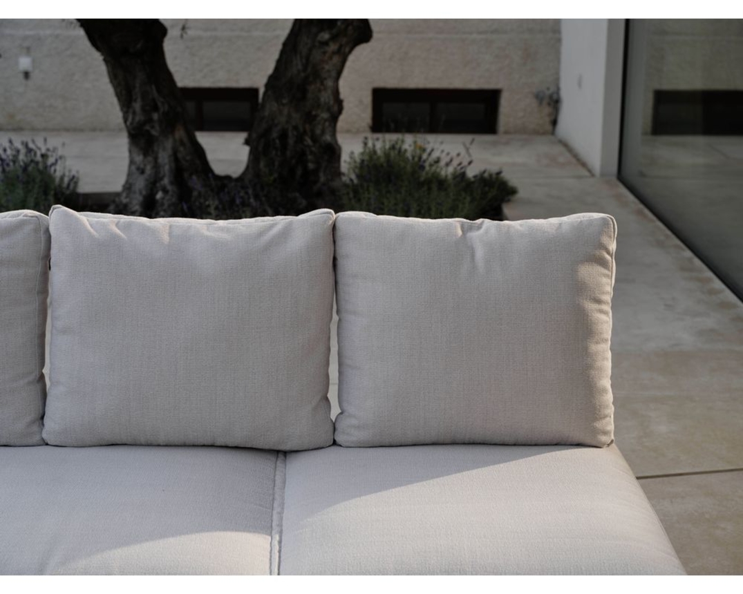 Stern Lounge/Liege "Enya" - Greige / Vanilla - 5