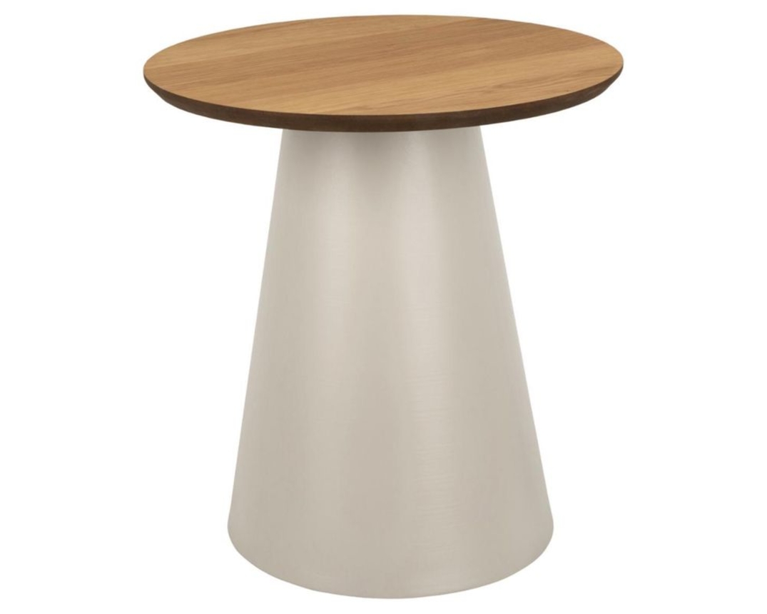 Couchtisch "Aalborg", rund, ca. 85 cm Durchmesser - Braun/Grau - 1