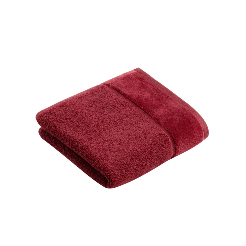Gästetuch "Pure", rot - Red Rock - 1