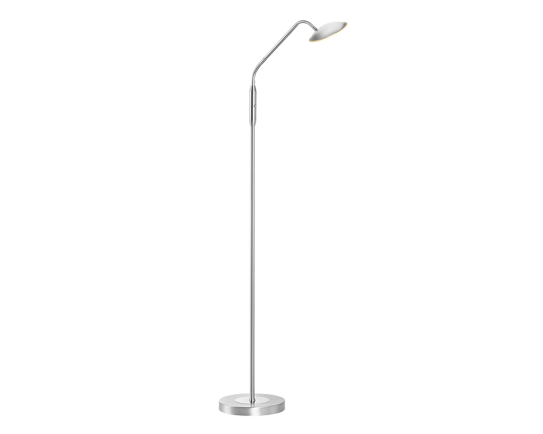 LED-Stehleuchte "Tallri", dimmbar - Nickelfarben - 1