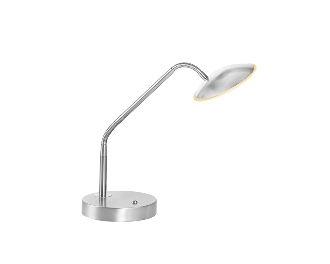 LED-Tischlampe "Tallri", dimmbar - Nickelfarben - 1