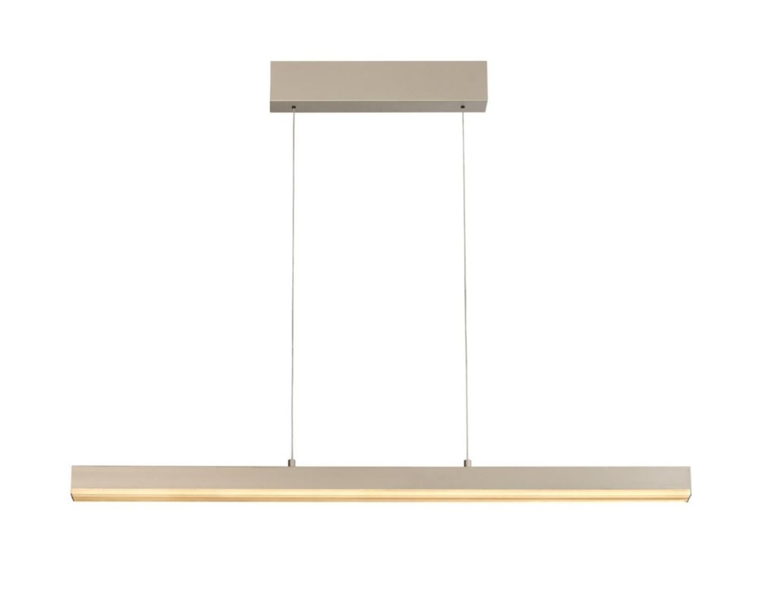 LED-Pendelleuchte "Vayana", ausziehbar - Sandfarben - 1