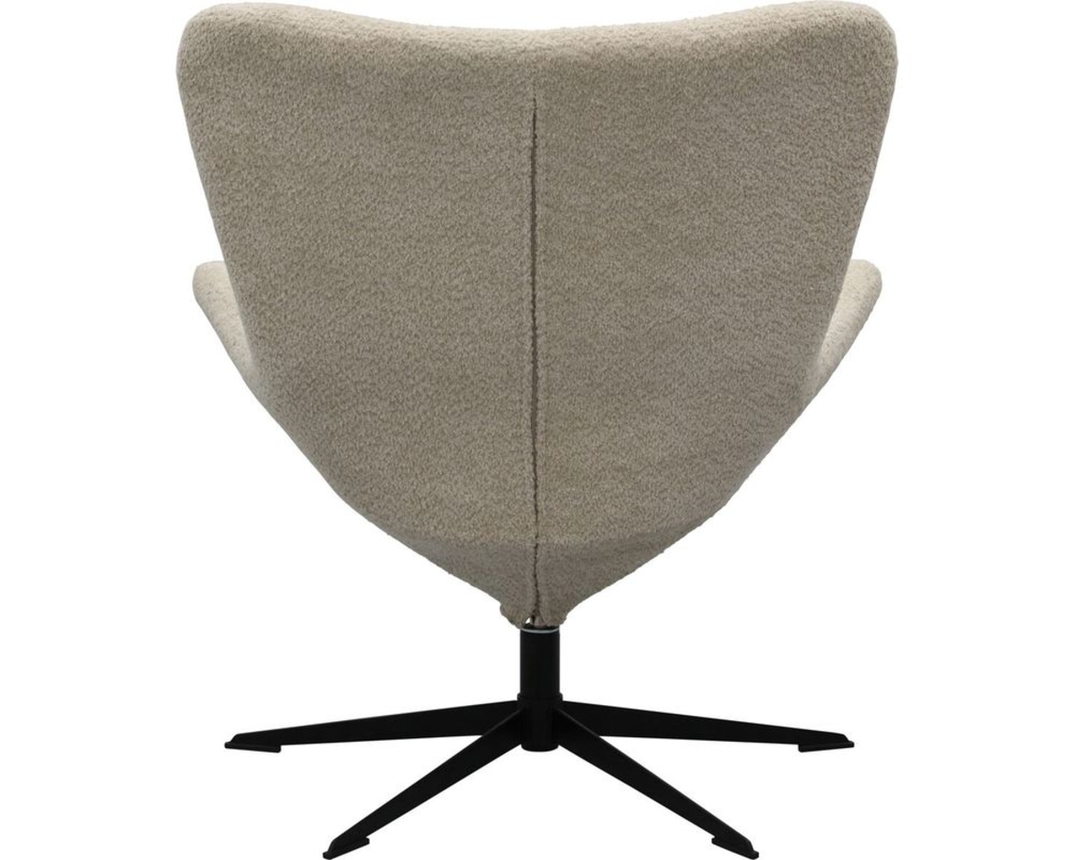 Trendhopper Fernsehsessel "Arne" mit Teddybezug - Beige - 4