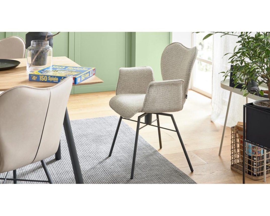 Interliving Armlehnstuhl 5115, beige - Mandel - 3