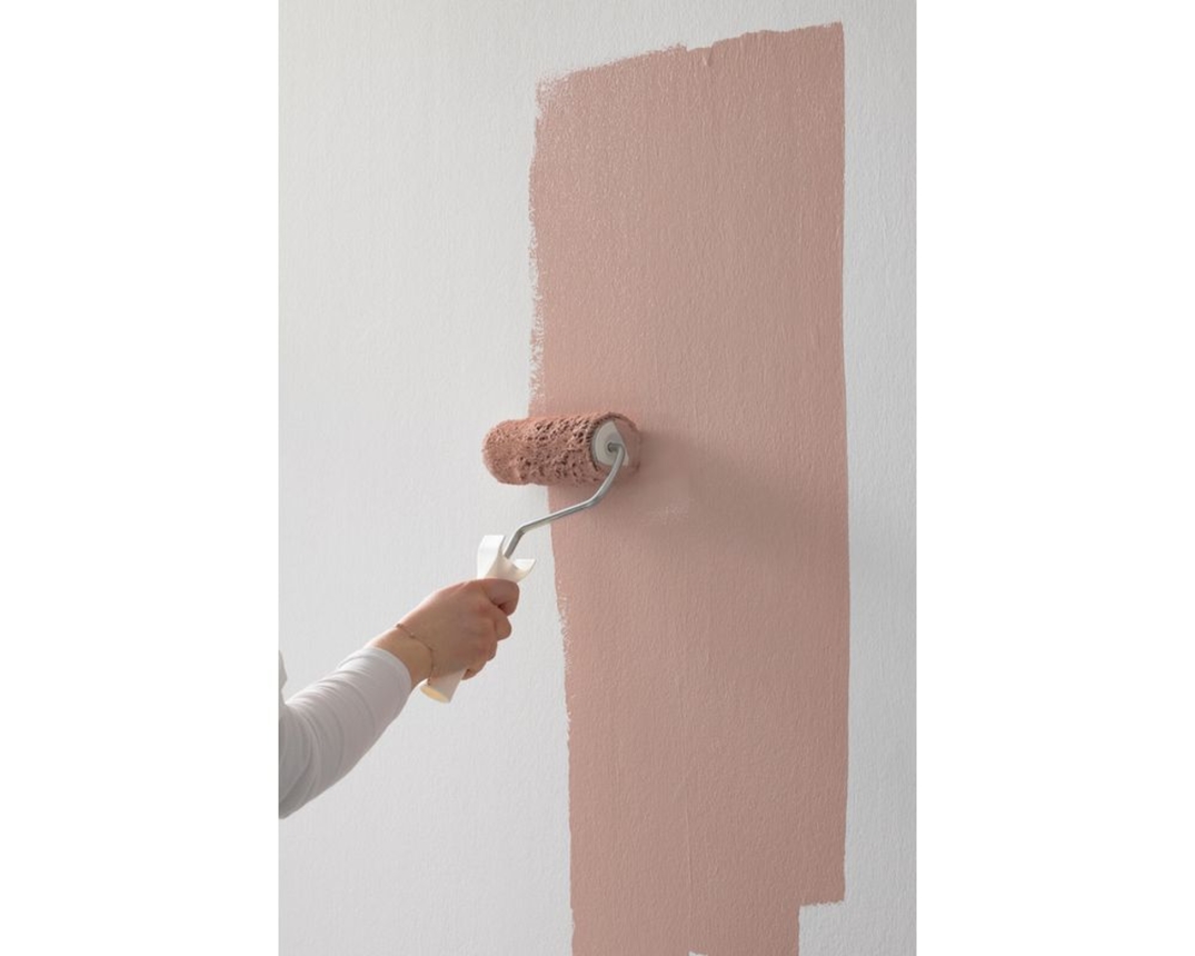 MissPompadour Wandfarbe "Die Wertvolle", Rosa mit Braun / 2,5 L - Rosa mit Braun - 3
