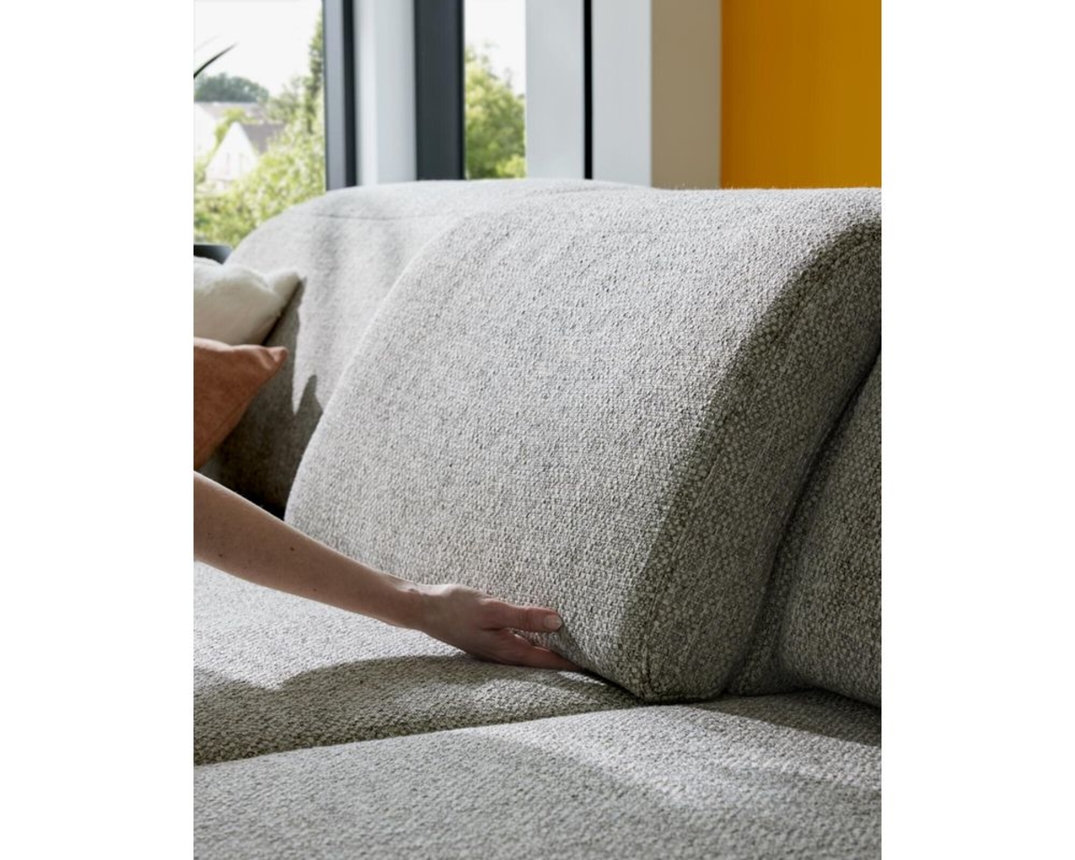 Interliving Wohnlandschaft 4460, leger, inkl. Kopfteilverstellung - Jazz Silber 121 - 6