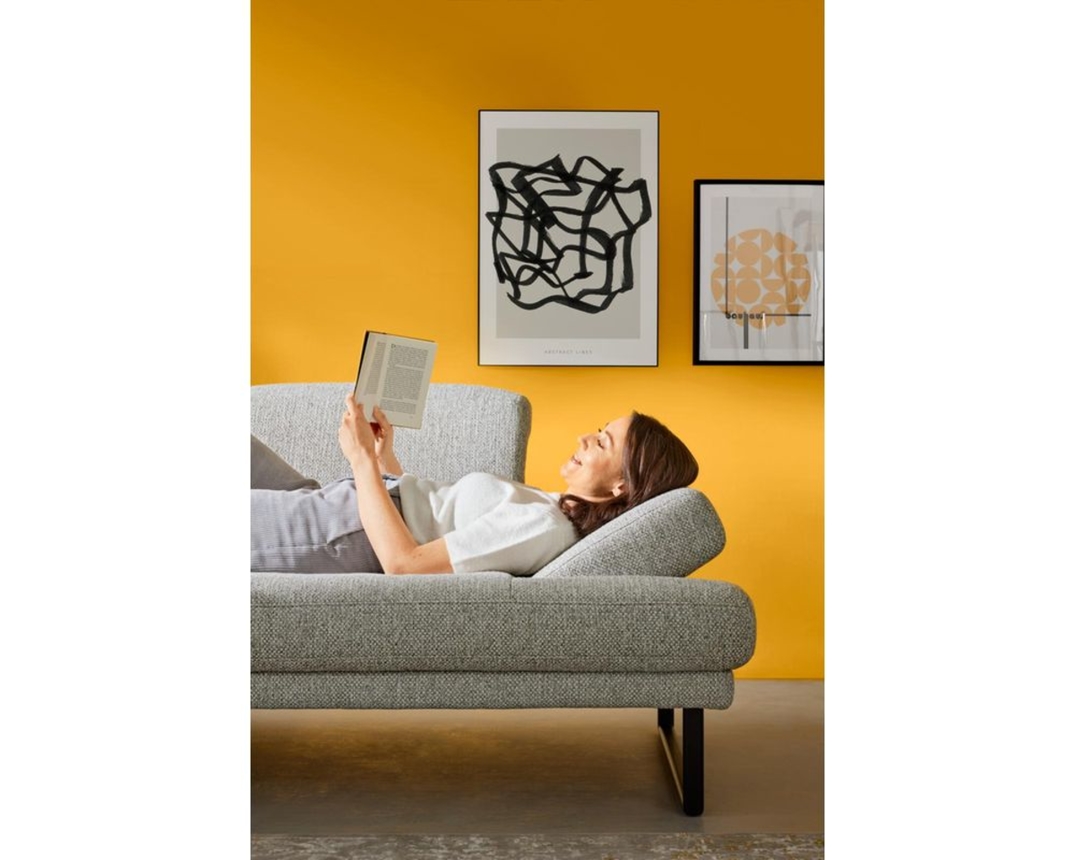 Interliving Wohnlandschaft 4460, leger, inkl. Kopfteilverstellung - Jazz Silber 121 - 8