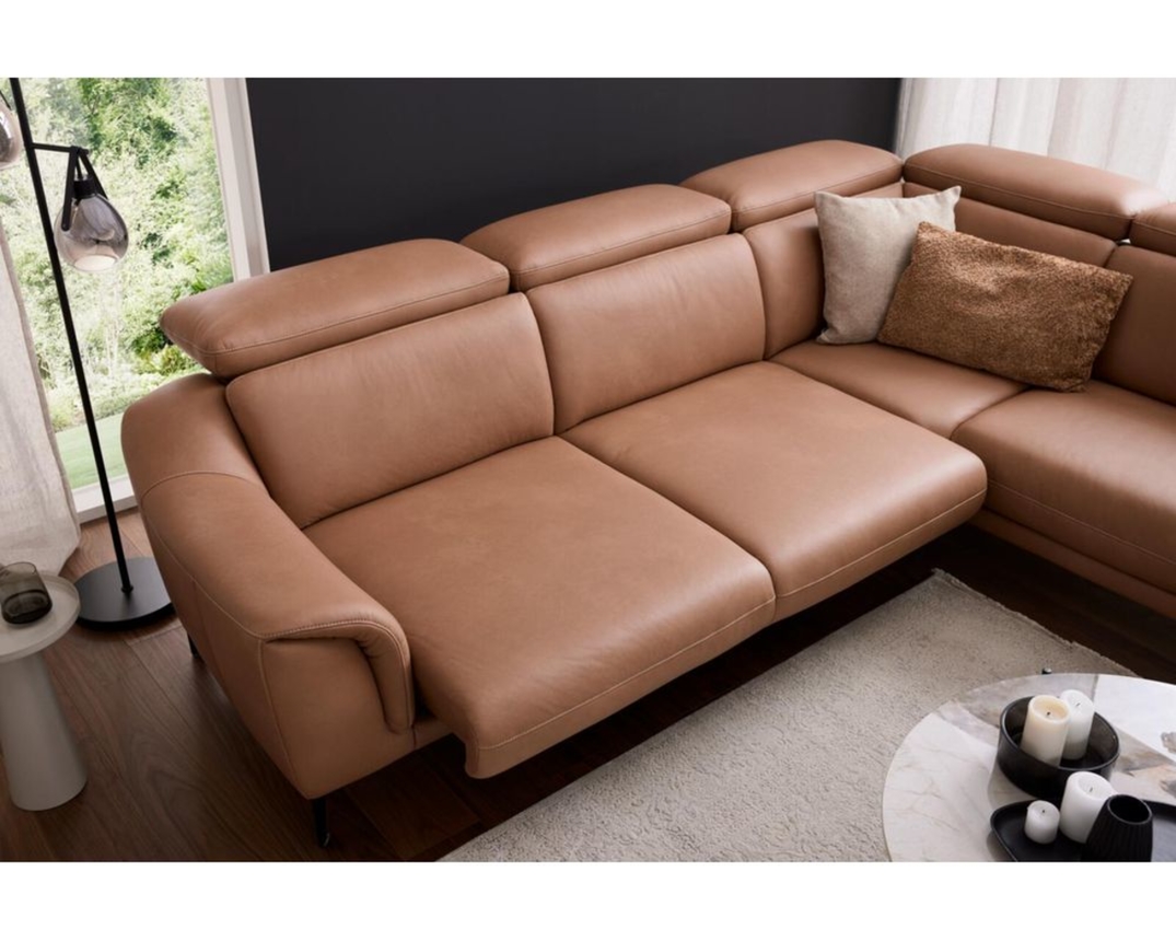 Interliving Wohnlandschaft 4461, Leder, braun - Haselnussbraun - 2
