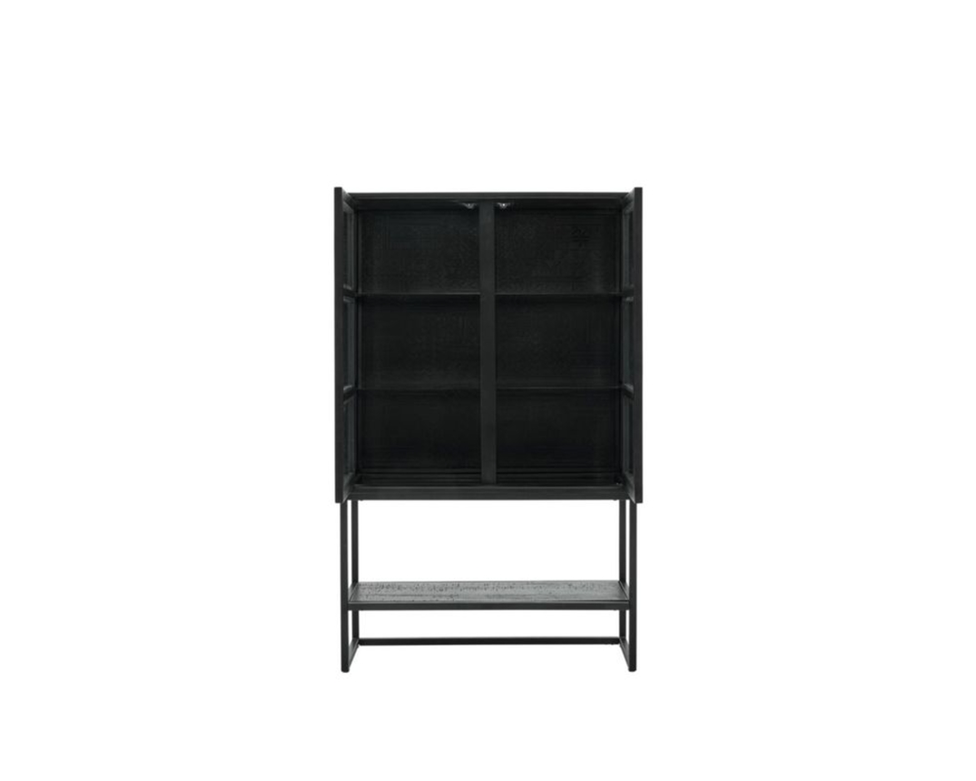 Roomio Vitrine No.2001 aus Mangoholz - Schwarz - 4