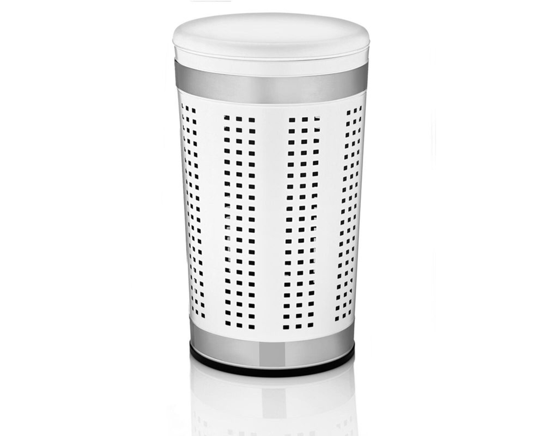 Sitz-/Wäschebox "Sevilla" aus Metall, weiß - Weiß - 1