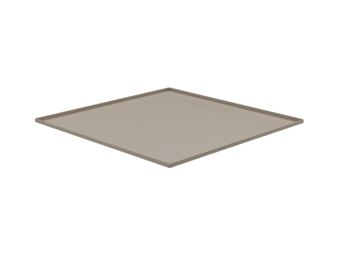 Roomio Metalltablett 4130, für Hocker, toffee, ca. 70x70 cm - Toffee - 2