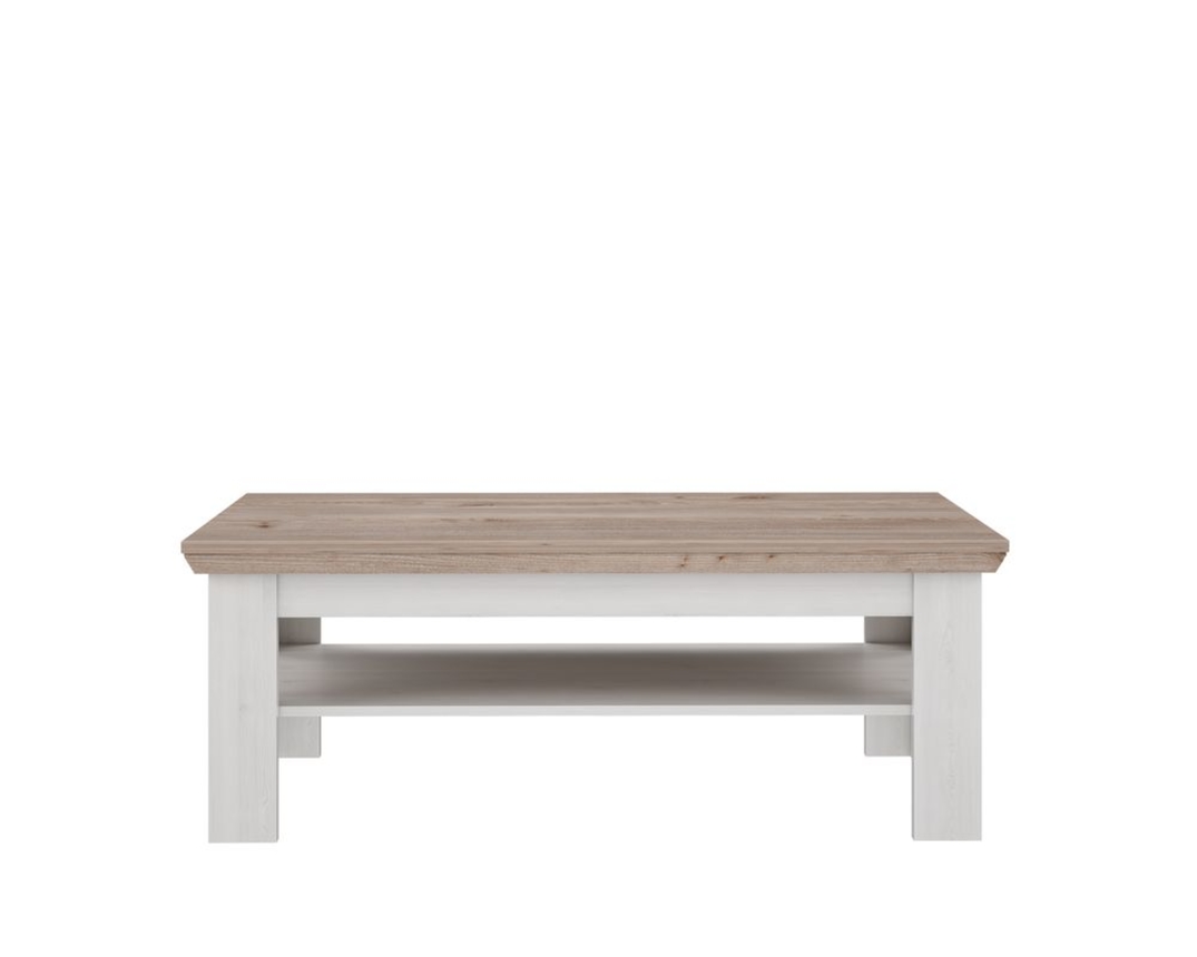 Couchtisch "Fernanda", ca. 121x61 cm - Oak Nelson/Snowy Oak - 2