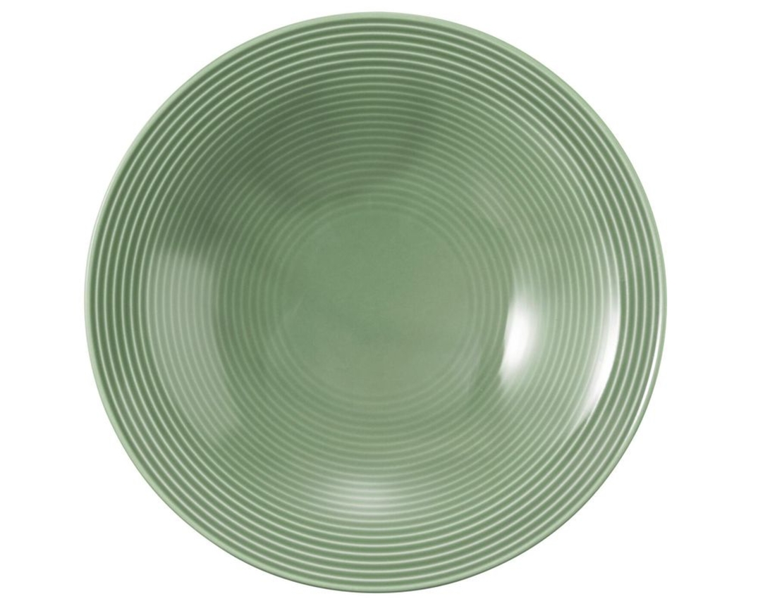 Suppenteller "Beat", ca. 22,5 cm, grün - Salbeigrün - 1