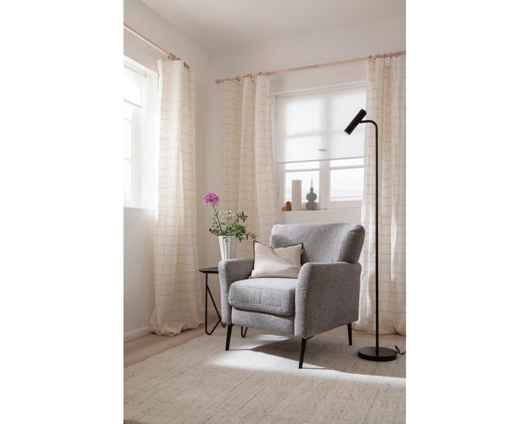 Schöner Wohnen Sessel "Amadeo" - Space silver-cream - 1