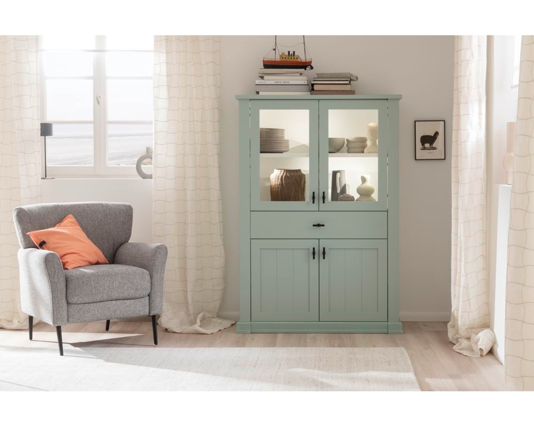 Schöner Wohnen Sessel "Amadeo" - Space silver-cream - 3