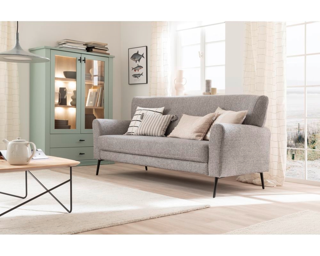 Schöner Wohnen 2,5er-Sofa "Amadeo" - Space silver cream - 1