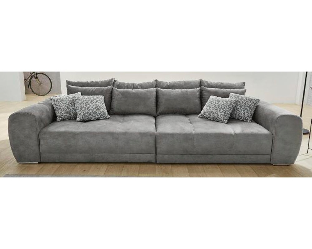 Bigsofa, leger, "Julian" inkl. 12 Kissen - Grau - 1