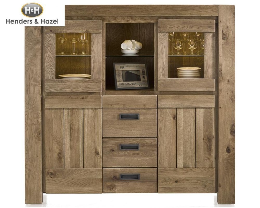 Highboard "Santorini" Henders & Hazel - Eiche / Castle sand - 2