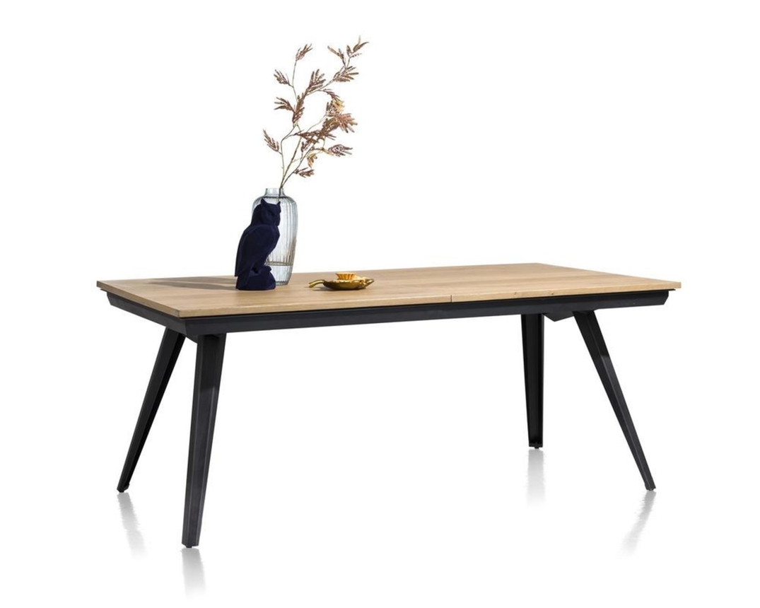 Tisch "City" Henders & Hazel, Railway brown/Metall schwarz, ca. 190 x 100 cm - Railway brown - 1